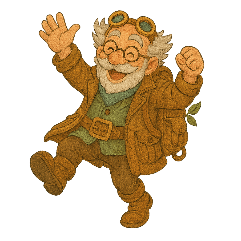 Professor Bumblegear - dancing-happy