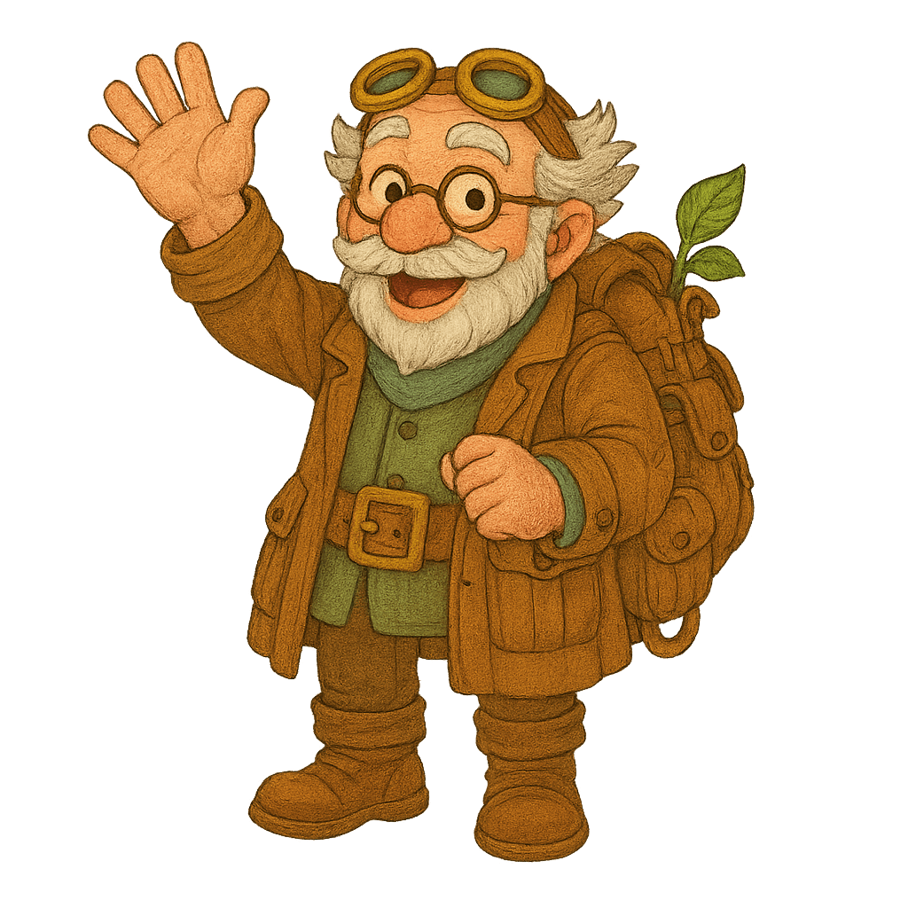 Professor Bumblegear - waving